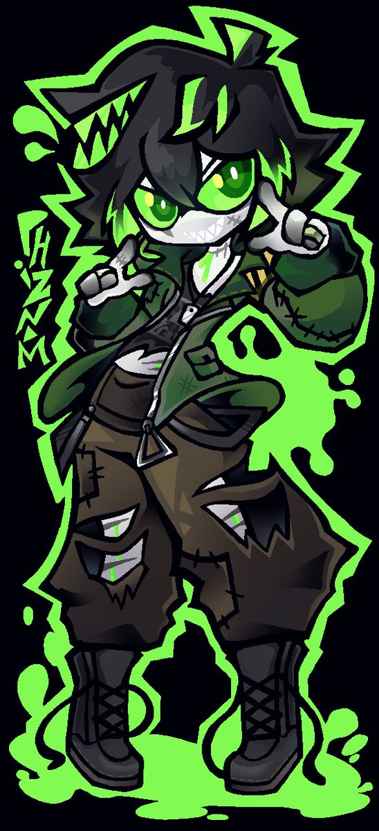 pezboyo's tweet photo. I LOVE THE NEW PHISNOM MODEL SO MUCH!!!!!!!! 💚💚💚 #biohazart https://t.co/VgmAD8x5bf