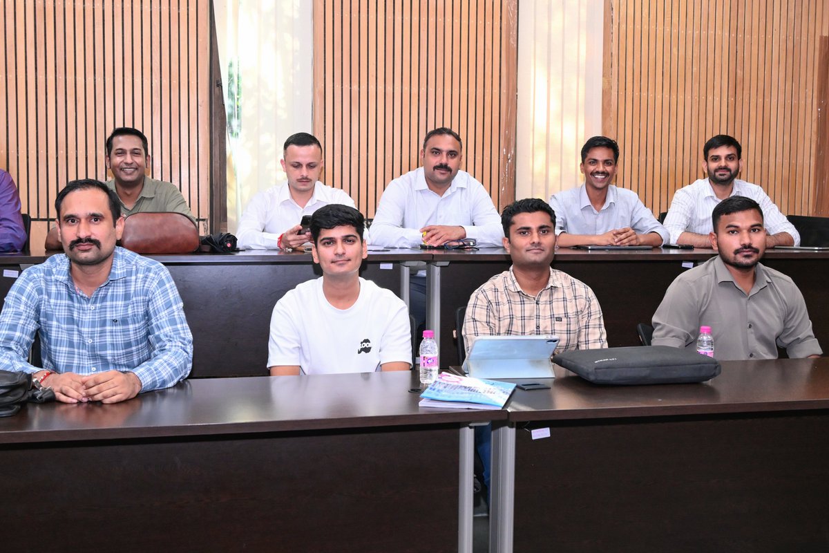 IITKanpur's tweet photo. The Department of Management Sciences (DoMS), IIT Kanpur, successfully concluded the capacity development program "Artificial Intelligence and Machine Learning with Python" for participants from BSF, CRPF, ITBP, IB, and SSB.

Conducted from 24 August to 18 September 2026, under the aegis of OOA, IIT Kanpur, the program aimed to strengthen participants' understanding of AI, machine learning, and Python for practical applications.

We extend our sincere gratitude to the participants, faculty, and coordinating teams for their engagement and support.

We look forward to continued collaboration with government organizations to build technological capabilities and support informed decision-making.

#IITKanpur #ArtificialIntelligence #MachineLearning #CapacityBuilding #Python