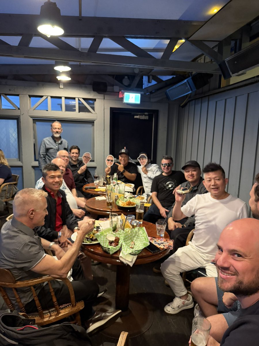 TheJackAutomata's tweet photo. Had a Tesla get together this evening and we had some surprise guests! Simon @Teslalightshows  Josh @JoshWest247  and Landon @LandonoftheWest  were there! Mainly in spirit 😂 It was a good evening. https://t.co/AYpMLKboUy