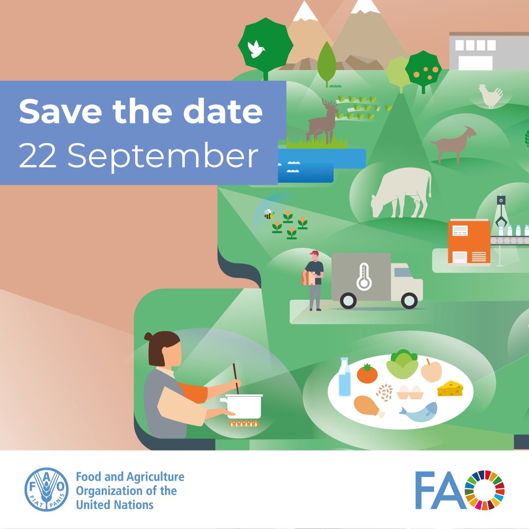 FAOLivestock's tweet photo. Have you registered? 

Join @FAO for the analysis and discussion of the contribution of livestock to food security, sustainable agrifood systems, nutrition and healthy diets. 

📅22 Sept | 12:15 CEST
📍FAO hq in person: https://t.co/2GuD0I6eVo  
Online: https://t.co/p31GDFZgdH https://t.co/CkGfiYo6bK