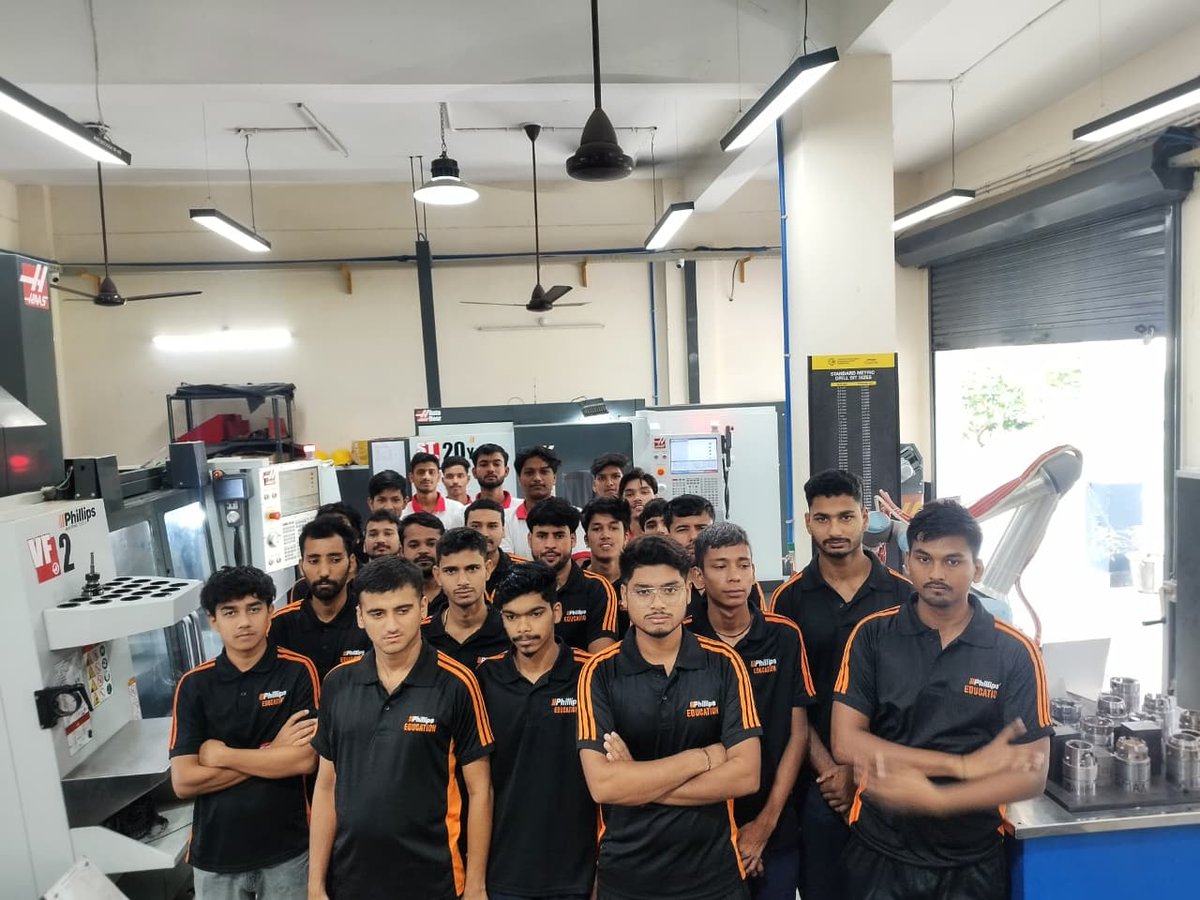 Phillips_Edu_IN's tweet photo. Celebrating the Spirit of Creation, Craftsmanship & skills on Vishwakarma Jayanti!
Yesterday, our multiple Centres of Excellence across Uttarakhand celebrated Vishwakarma Jayanti—a day that honours the spirit of Engineering, Precision, Innovation and Creation. At each Centre, our trainers and students marked the occasion together, reflecting on the values that are at the heart of advanced manufacturing: precision, skill, innovation and continuous learning.

From learning on advanced machines to building the skills that power tomorrow’s industries, our CoEs are places where knowledge meets technology and talent meets real-world opportunities.

From classrooms to industry-grade machines, our Centres of Excellence are helping create an ecosystem where young talent can learn, practise and prepare for the manufacturing careers of tomorrow.

Here’s to our trainers, students and the next generation of skilled makers shaping India’s manufacturing future _ Happy Vishwakarma Jayanti!

#VishwakarmaJayanti #PhillipsEducation #CentreOfExcellence #AdvancedManufacturing #SkillDevelopment #ManufacturingSkills #Uttarakhand #SkillingIndia #IndustryReadySkills #SkillIndia
