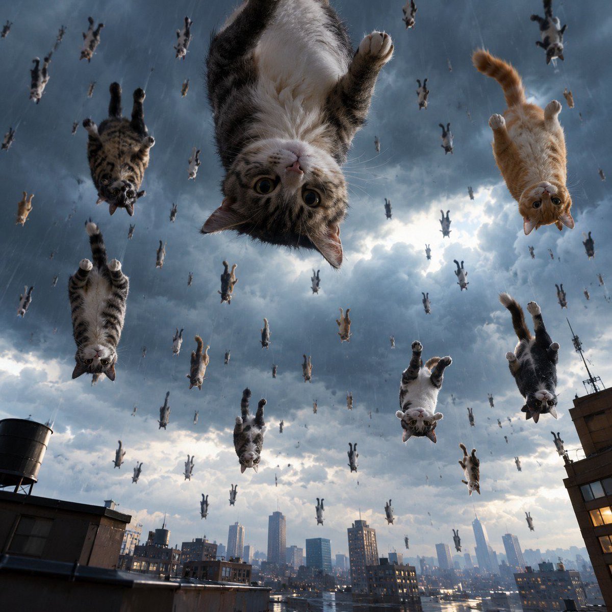 USDCat__'s tweet photo. UpSide Down Cat is Live Drone Show https://t.co/SAXb3wdpQd