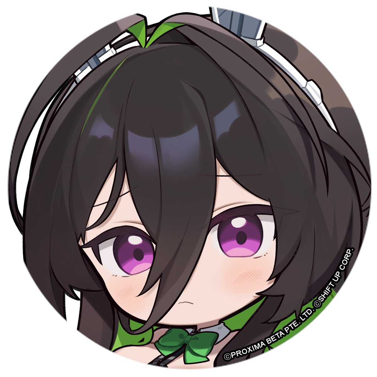 NIKKE_en's tweet photo. 【Avatar Distribution】

Commanders, thank you for your continued support!

We have prepared the SD Avatar of Guilty: Mighty Bunny for your use!💚

Don’t forget to set it as your profile picture and enjoy the fun! ✨

Please continue to support「GODDESS OF VICTORY: NIKKE」!

#GuiltyMightyBunny