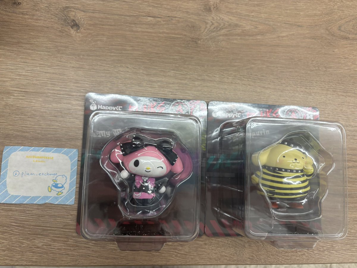 plum_exchange's tweet photo. Happyくじ
サンリオハッピーくじ『サンリオキャラクターズ パンクスパーティー〜ハロウィン2026〜』　交換

譲）A賞フィギュア　
マイメロディ、ポムポムプリン

求）A賞　タキシードサム

郵送希望
大阪御堂筋（梅田〜なかもず）手渡しも可 https://t.co/Sq7GmmSYAK