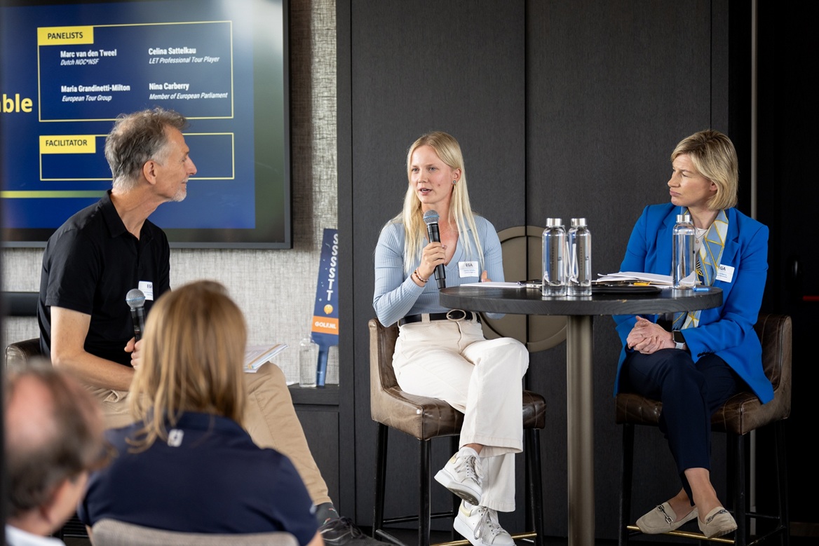 Breiti's tweet photo. Is golf getting better at talking about sustainability? At the EGA Sustainable Golf Forum during Solheim Cup week, leaders tackled climate, water, biodiversity, and greenwashing.

Read my analysis: https://t.co/Hsusv82nBy

#sustainability #solheimcup #golfbusinessmonitor https://t.co/QqsMrNkF2r