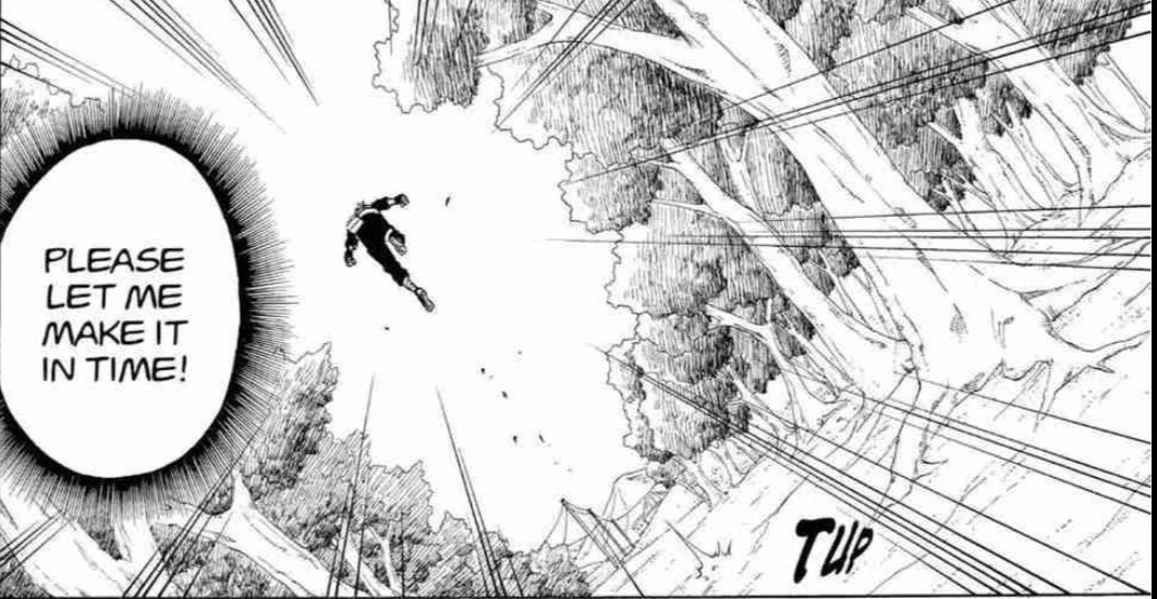 justkmhere's tweet photo. Kakashi’s reaction the moment he heard about the Sasuke retrieval mission

He dodge his own mission just find the kids https://t.co/uNrZAFVeef