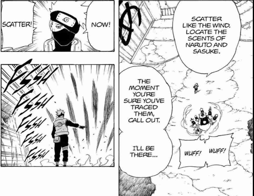 justkmhere's tweet photo. Kakashi’s reaction the moment he heard about the Sasuke retrieval mission

He dodge his own mission just find the kids https://t.co/uNrZAFVeef
