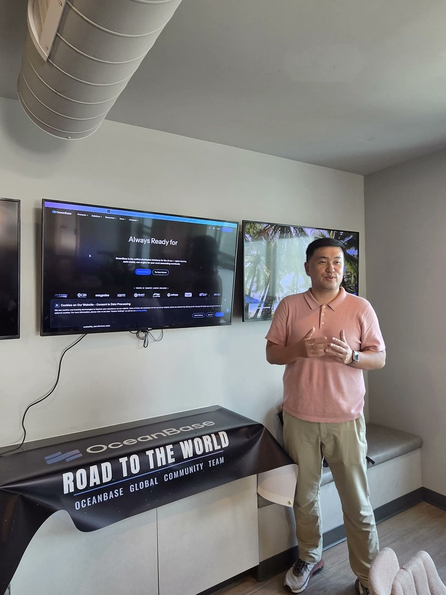 OBsession_OBC's tweet photo. Will there be an America OBsession #2? 🚀

same energy: data layer, demo, messy questions. ☕

want in next time?

 DM us to catch your next OBsession 🌊

#OceanBase #OceanBaseCommunity #OBsession #Meetup #Database #DistributedDatabase #AILakebase #AIDatabase #VectorDatabase #DBA #HybridSearch