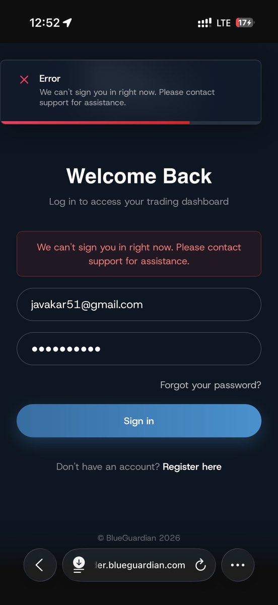 JAAVFX1's tweet photo. Payout rejected from Bluegurdian futures They Scam in every payout of mine this is a second time i have facing this problem @GuardianFutures and i can’t login dashboard of mine 

And of my all of my accounts have breached 
#bluegurdianscam #bluegurdianfuturesscam https://t.co/dELcWexoh7