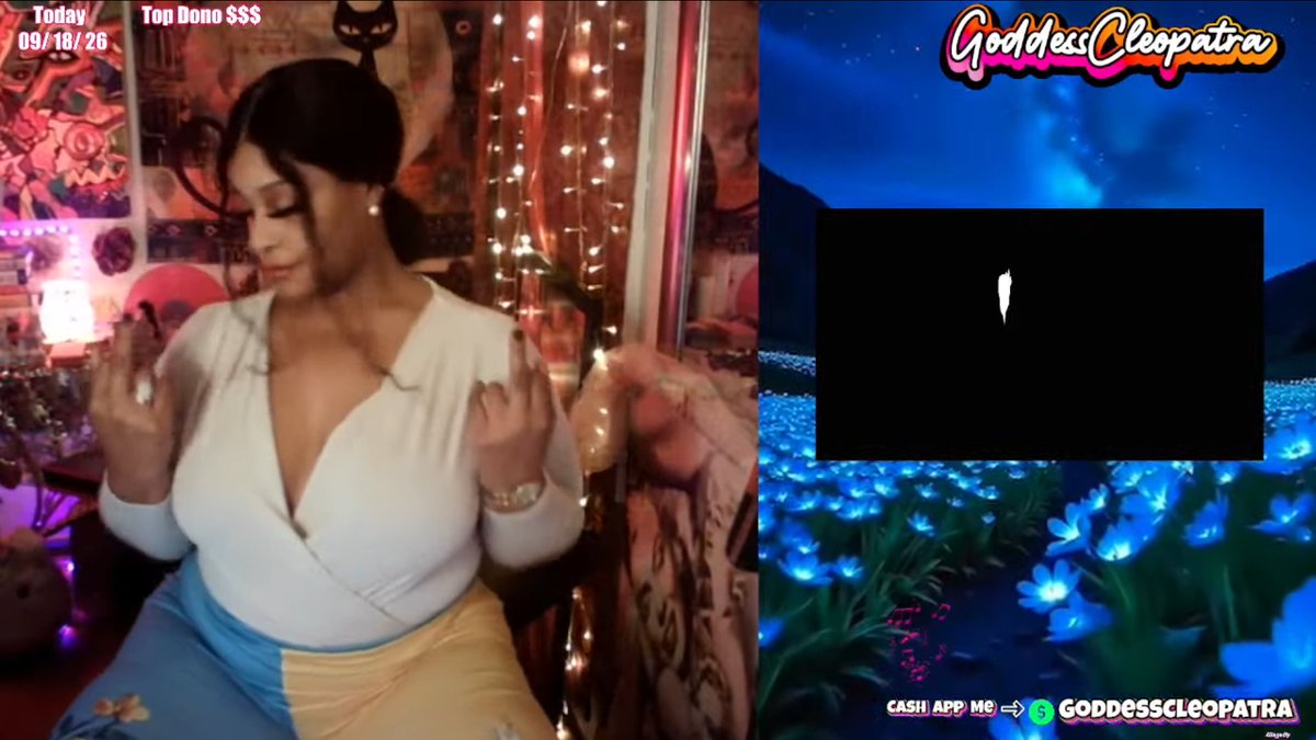 GoddessCleopatr's tweet photo. ๐ผ The Muse ๐ฅ Goddess Cleopatra ๐ฅ
#art #goddesscleopatra #themuse #femalerap #streamer #gamergirl #oneofone #goddessworship #fatmami #bbw #beauty #fine #herself #trendsetter #gtavฤฑ #trending #winner https://t.co/m16nHJjmFq