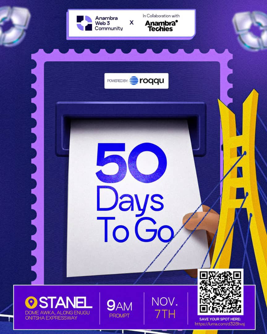 Ella_Jacee's tweet photo. 50 DAYS TO GO AND YOU HAVENβT REGISTERED YET?
What are you waiting for?
@Anambraweb3 Conference 3.0 is happening November 7 at Stanel Dome, Awka.
And guess what? Itβs FREE
So tag that friend youβre dragging along πππ½
https://t.co/fmvb7pXkMb
#AnambraWeb3Conference https://t.co/U2GJFcAqMV