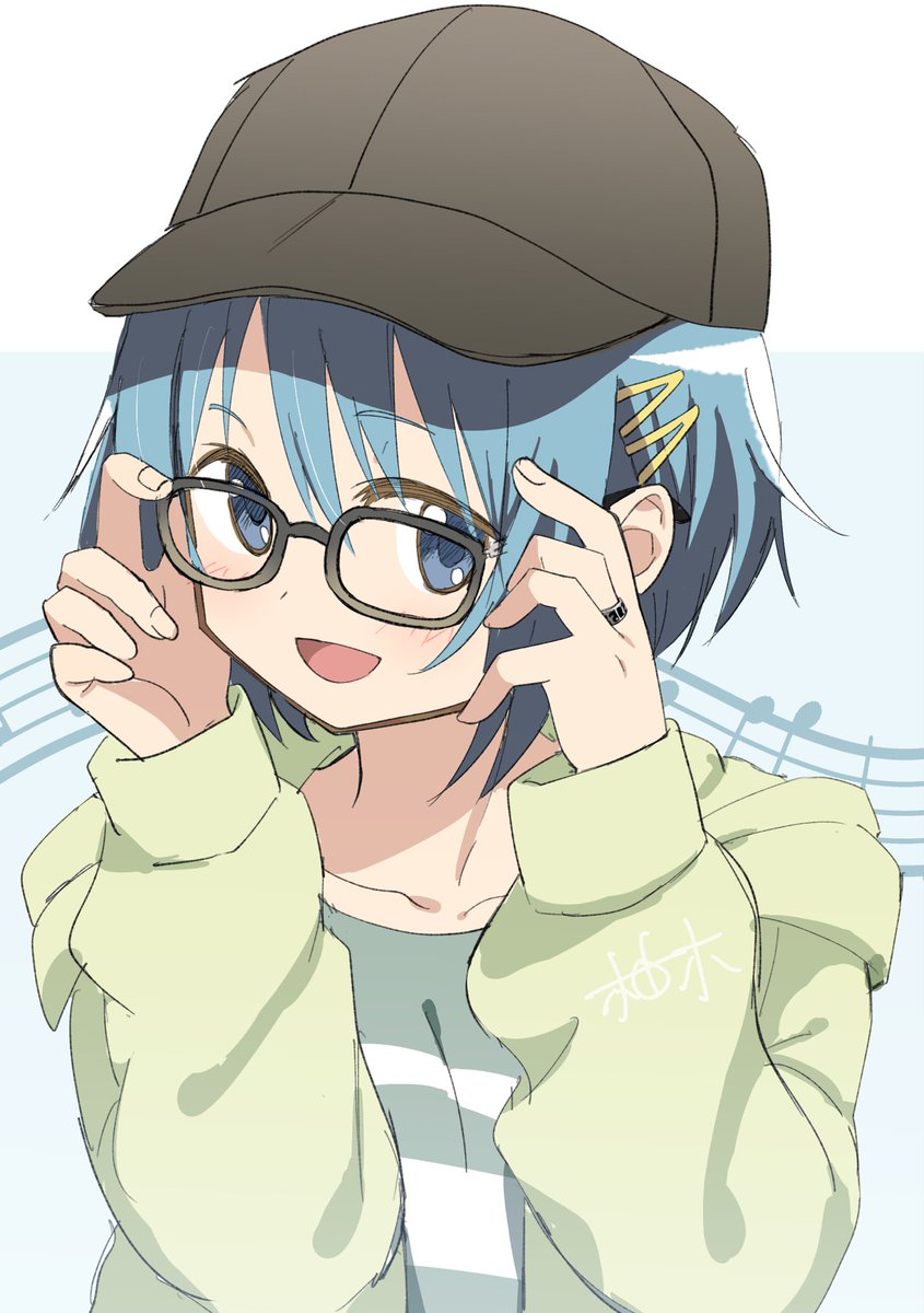 yumi_san0112's tweet photo. メガネさやかちゃん🩵💙 https://t.co/3zpeTVH9Vy