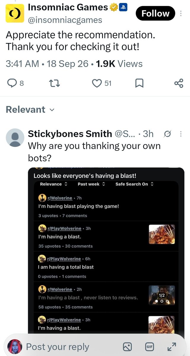 GIN_XSX's tweet photo. Hahahahaha this is savage https://t.co/oolWtg7vHN