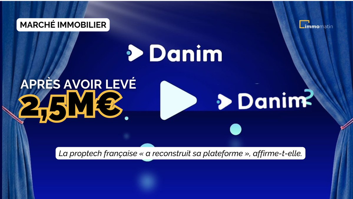 IMMOMATIN's tweet photo. ⚙️💥 #IMMOBILIER | Danim 2 est sortie ! Et ne parlez pas, aux équipes d’une simple mise à jour ! La proptech française « a reconstruit la plateforme ».
À DÉCOUVRIR ICI ➡️ https://t.co/IU8DB5HMpH 

#proptech #innovation #marcheimmobilier #immobilier https://t.co/qwghNeDzjJ