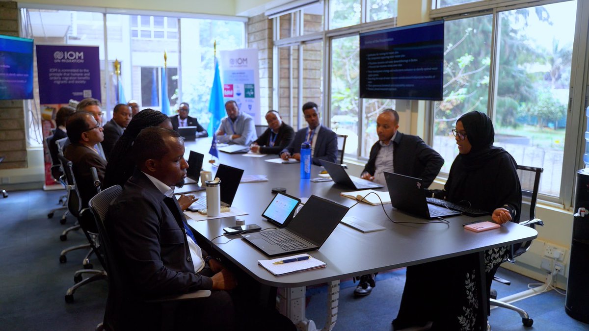 iom_somalia's tweet photo. Water security is critical to Baidoa’s resilience and future growth.

South West State, IOM, @WorldBankGroup &amp; partners discussed the proposed Baidoa Multipurpose Dam and Strategic Water Security Reservoir, exploring sustainable solutions to growing water needs and climate risks. https://t.co/7INDcKskNY