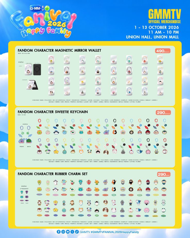 pormorpim's tweet photo. 🩵รับหิ้วรอบ Pre มีรายชื่อวันที่ 13 (คิว 11x)

- แรนด้อมชาย 3 / หญิง 10 (+50)

❌ อย่างอื่นหิ้วฟรีไม่ได้คูปอง ❌

นัดรับหน้างาน หรือ จัดส่ง 50 ค่ะ

สนใจ DM  มาได้เลยนะคะ 🙏🏻💕

#GMMTVFANIVAL2026HappyFamily 
#ตลาดนัดGMMTV

เช็ครีวิวได้>>>#รีวิวppormorr https://t.co/KsqJCI9T56