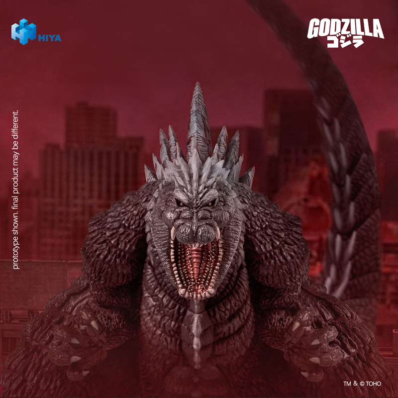 HiyaToys's tweet photo. A new evolution of Godzilla emerges! Godzilla Ultima Version from Godzilla Singular Point makes its powerful debut in the Hiya Toys EXQUISITE BASIC Series!

Godzilla Singular Point is a completely original TV anime series and a new project in the Godzilla franchise. Featuring an original story across 13 episodes, the series follows two young geniuses — female researcher Mei Kamino and male engineer Yun Arikawa — as they investigate unknown phenomena and face unprecedented challenges alongside their companions.

The new EXQUISITE BASIC Series Godzilla Ultima Version action figure stands approximately 17CM tall with an overall length(from head to tail) of approximately 70CM, faithfully recreating the distinctive appearance of Godzilla Ultima from Godzilla: Singular Point. The figure captures the creature’s massive proportions, rugged layered skin texture, sharp facial features, and imposing body structure. The large dorsal fins extend from the back toward the tail, featuring detailed sculpting and paint applications that highlight their unique coloration. Combined with its tail, the figure recreates the powerful and otherworldly silhouette of Godzilla Ultima.

Features multiple joints across the body, allowing for a wide range of dynamic poses while maintaining its powerful silhouette. The multi-jointed tail enables natural, fluid movement. Included with 2x interchangeable hands, can recreate various scenes featuring Godzilla, including its intimidating advance, roaring expressions, and fierce claw attacks.

SRP:  99.99USD / 118.99USD (US Tariff Included)
Release time: 2027Q4

- The Godzilla Ultima Figure is open for orders in global regions (excluding Japan).
- Pictures shown are for reference only. Final product may vary.

Check this on:
https://t.co/uQe8LHh6xL
and check local shop on:
https://t.co/iWwAdm8PM2
#hiyatoys #godzilla #godzillasingularpoint #actionfigure #figurephotography #collectibles #toys