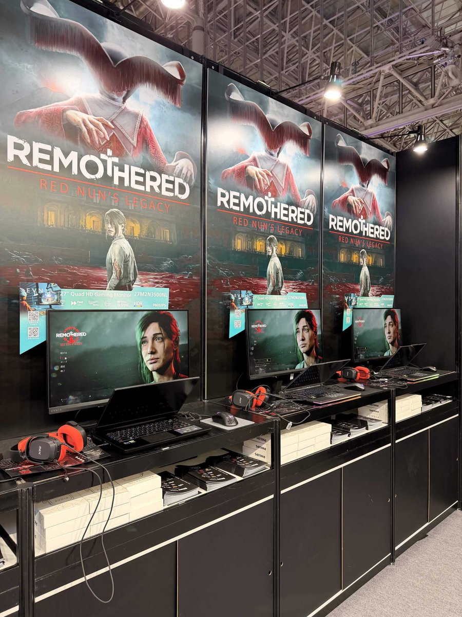 remotheredgame's tweet photo. Today @tokyo_game_show has opened its doors to Cristo Morente.

Players in Japan are going to experience the villa’s atmosphere, its shadows, its rituals, its silence, before the world faces the final chapter on October 27.

Wishlist now: https://t.co/mO3W11O9QN

#survivalhorror https://t.co/O0xHtyqi4r