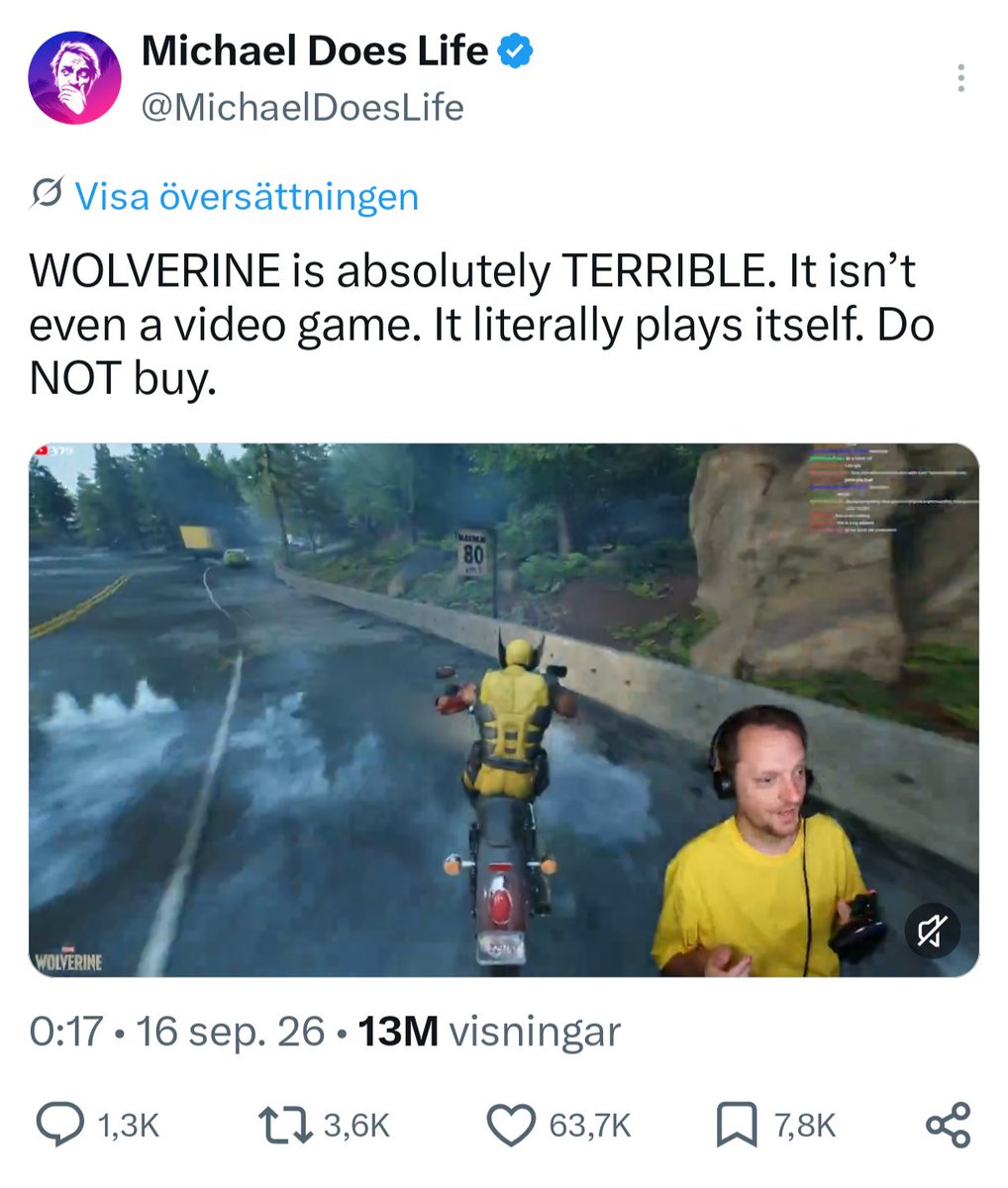 Omegawyrm76's tweet photo. I hope people are aware that Michael Does Life is basically the father of engagement farming and grifter culture and does the same schtick to game after game.
Word for word. https://t.co/oxcfxOoxON