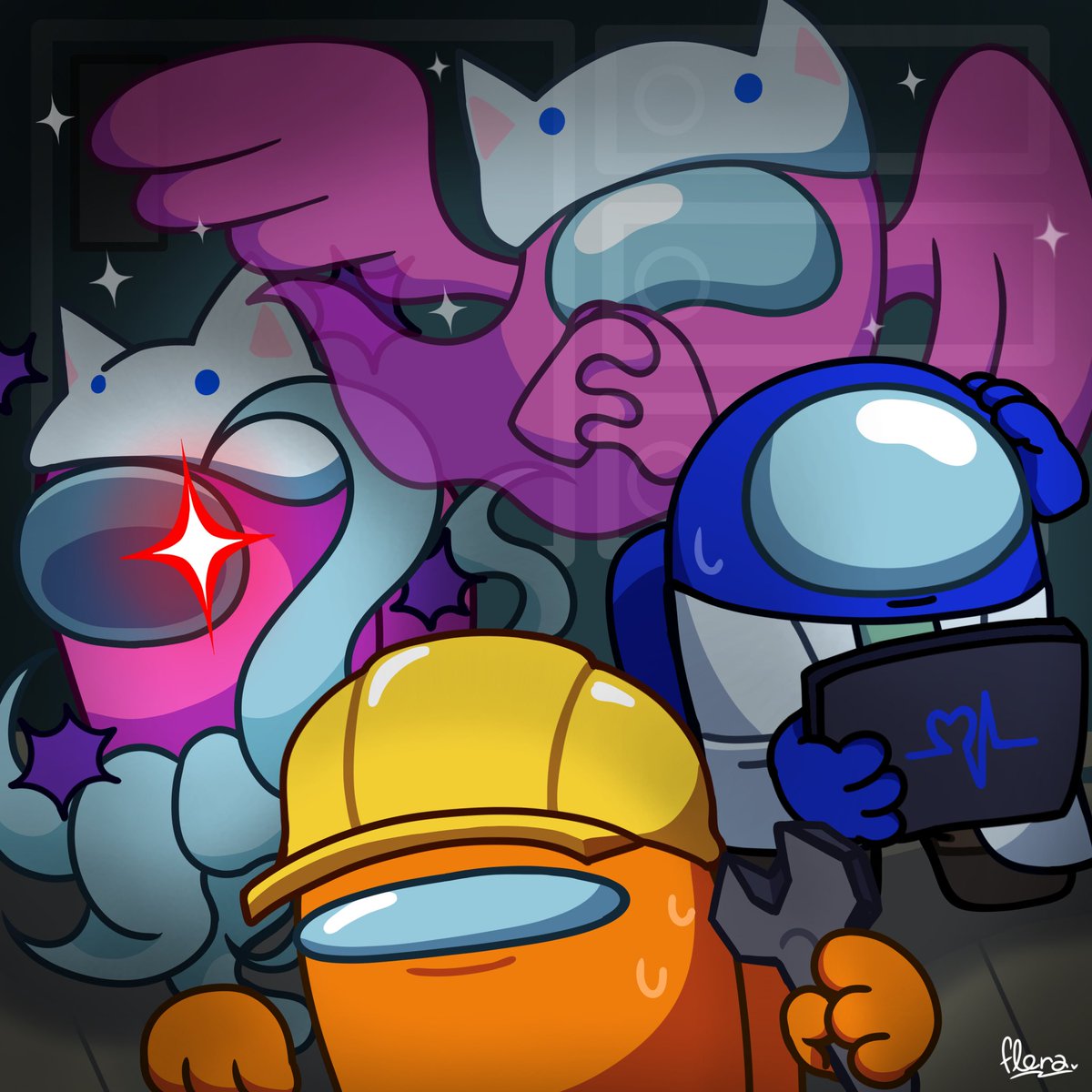 Flora_2319's tweet photo. I finished it! Hello Scientist Engineer Shapeshifty and Angel! https://t.co/hmcYNbVBdl
