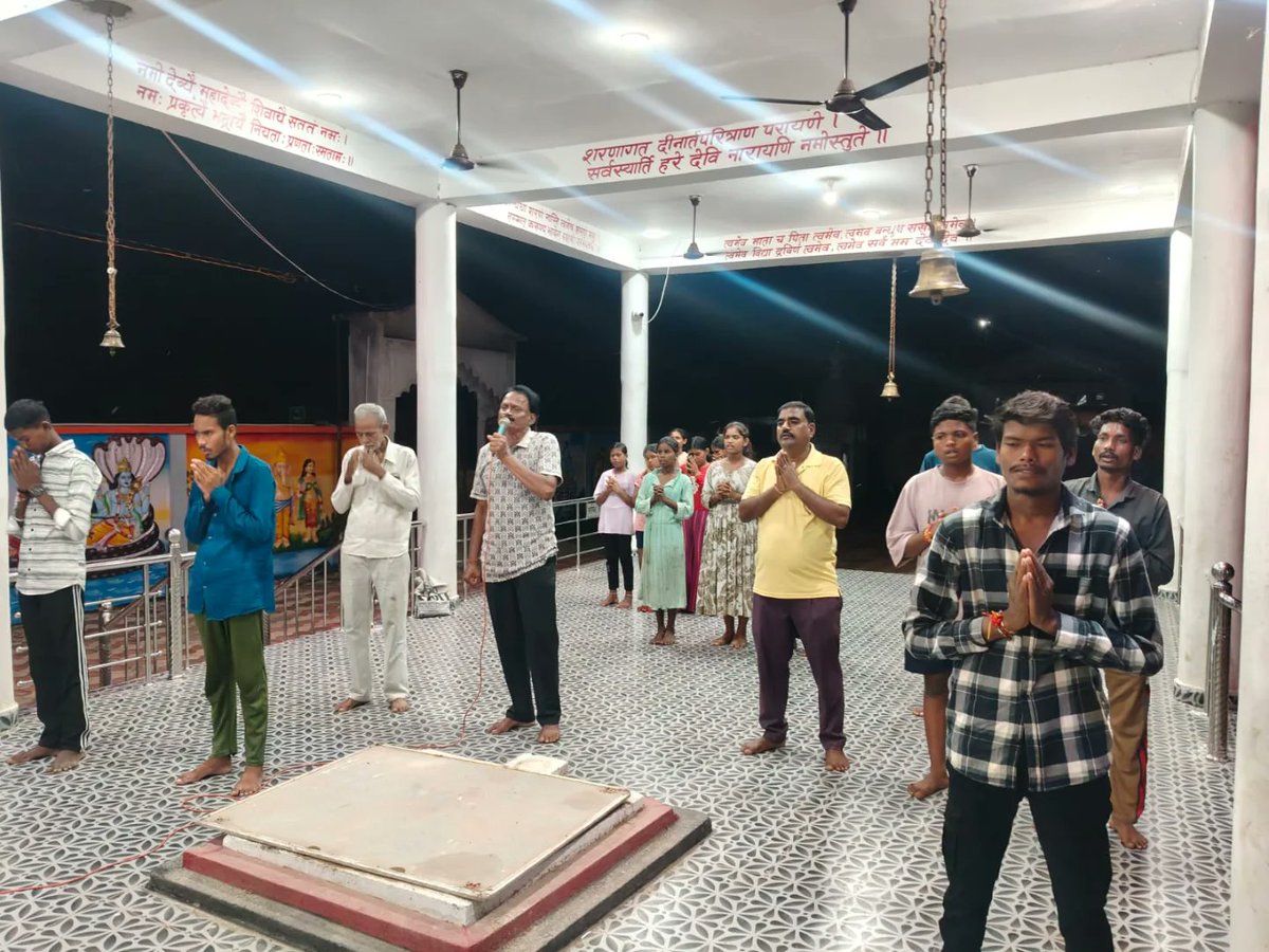 IngerNivesaf's tweet photo. Evening aarti darshan at Aadishakti Maa Mawali Mata Temple. https://t.co/Y29zw7ZL4Y