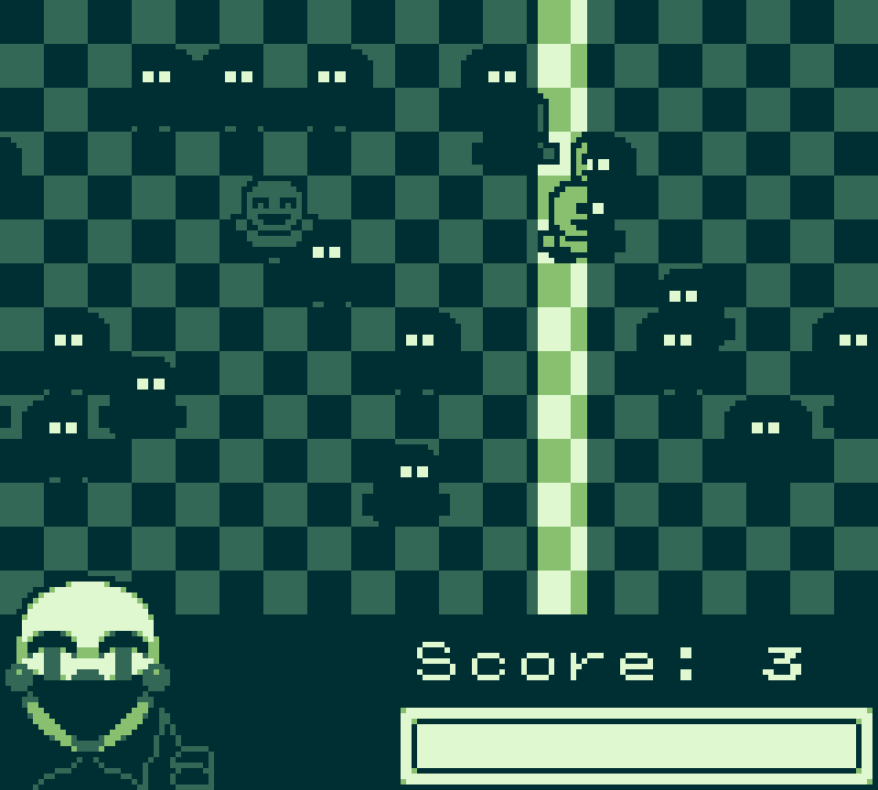 frickbearsgames's tweet photo. Game: Puppet Patrol
The Marionette will ask for help finding it's assigned child, try to find the one it wants in the dark.
Token Output: 1 token per requested kid, 3 for a crying child, becomes 2 and 5 respectively with a combo going
Left Click - Select
Right Click - Flashlight https://t.co/SjLnlhkf3y