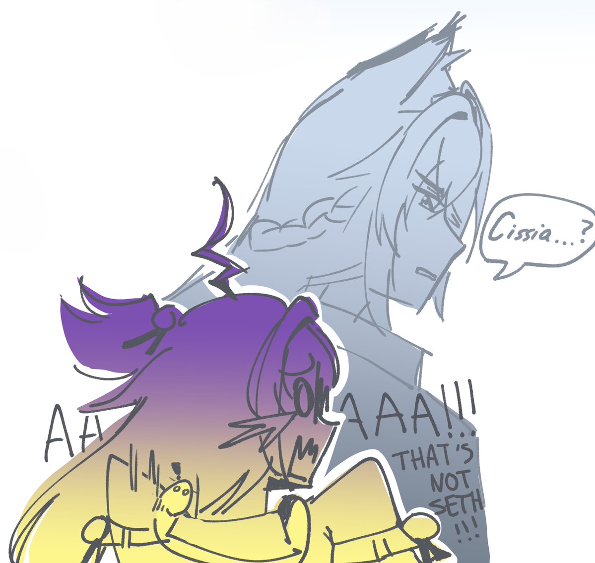 cherie_lite's tweet photo. i drew it

#Severian #Cissia #zzzero
(also what's a good hashtag/ship name for seth x cissia??) https://t.co/mgc9ro5rNu