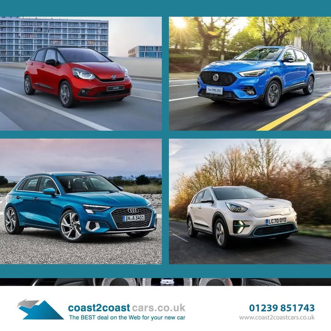 MirnaStranszt's tweet photo. Coast2Coast Cars offers great leasing deals across 18 brands. Immediate delivery on Renault, Peugeot, Mercedes, Honda, Hyundai and Ford. Honda Jazz from £219, MG ZS SUV from £222, Audi A3 from £331, Kia Niro from £344. https://t.co/8auLdP2Vtg
