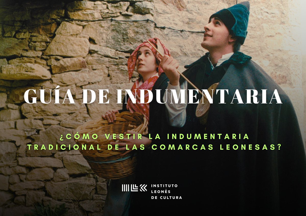 ilc_dipuleon's tweet photo. 🧥 ¡Vístete a xeitu!

El ILC actualiza su Guía de Indumentaria Tradicional, ahora con nuevas fotografías que muestran cómo es la vestimenta tradicional masculina y femenina en las distintas comarcas leonesas. https://t.co/3fQ2wFQc4H