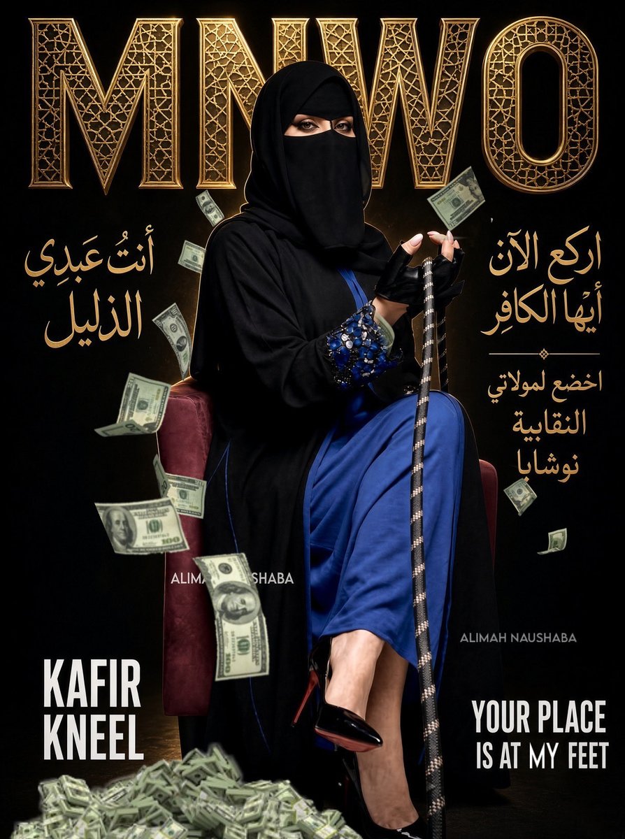 paynaushaba's tweet photo. You spent the week pretending you have dignity and self respect pig🤭
On Friday i bring you on your knees with your tongue out, wallet open &amp; I take it all😈☪️🖕
wh!te dogs like you get used, not loved🤣 Clear your weekly Jizya Tax now p!g🐷 https://t.co/LXYD6AJKd2