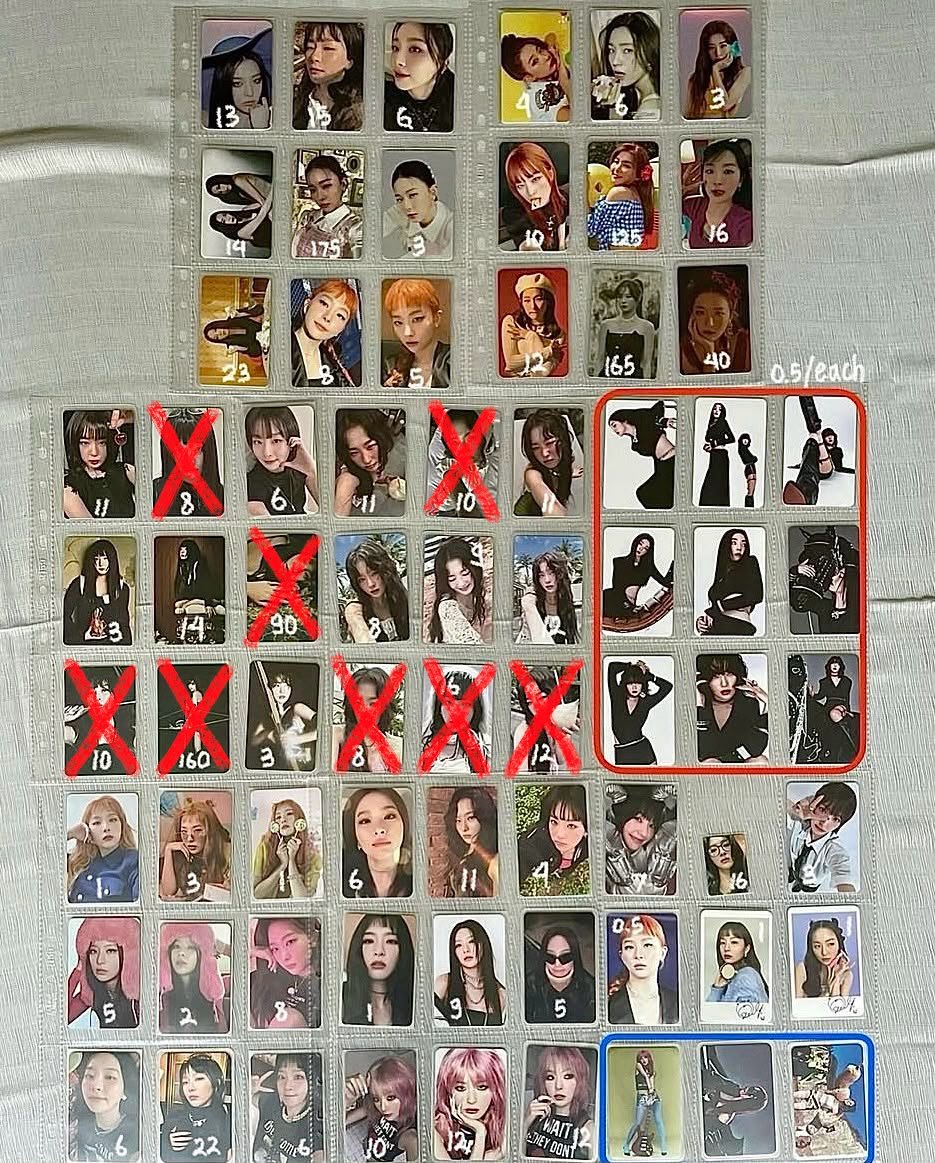 LittleFoxJJJ's tweet photo. WTS LFB aab red velvet seulgi <Help RT>

Price in USD
INA buyer DM
- INA based; ww shipping☑️
- Shopee freeong☑️

wts lfb rv irene wendy joy yeri wonhyeongdeul pantone fmr fansign winner monster pc poca photocard 포카 양도 레드벨벳 아이린 슬기 웬디 조이 예리 원형들 #ตลาดนัดรวว https://t.co/1BUeqczfat