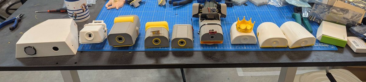 antoinepirrone's tweet photo. Some of the head iterations we made with Augustin Crampette and @matth_lapeyre  to get to Microduck's final design. 🦆

It was an intense exploration phase, free to test every idea before narrowing down to what we'd push to industrialization. https://t.co/544LuNffWs