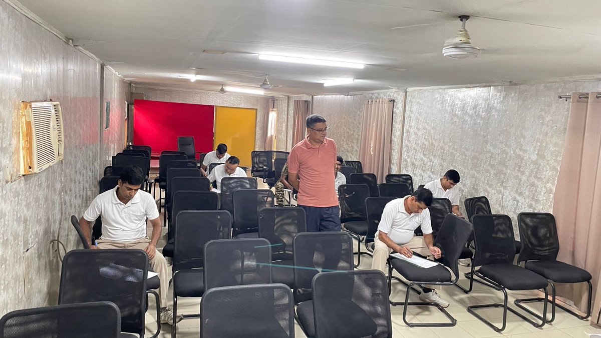 Crpf89bn's tweet photo. On 10.09.2026, a Hindi Noting and Drafting Competition was organized at HQ/89 under the Hindi Fortnight. In the competition, personnel enthusiastically participated and gave an excellent demonstration of their interest in the official language Hindi and their writing talent. https://t.co/JEdHa8ufkl