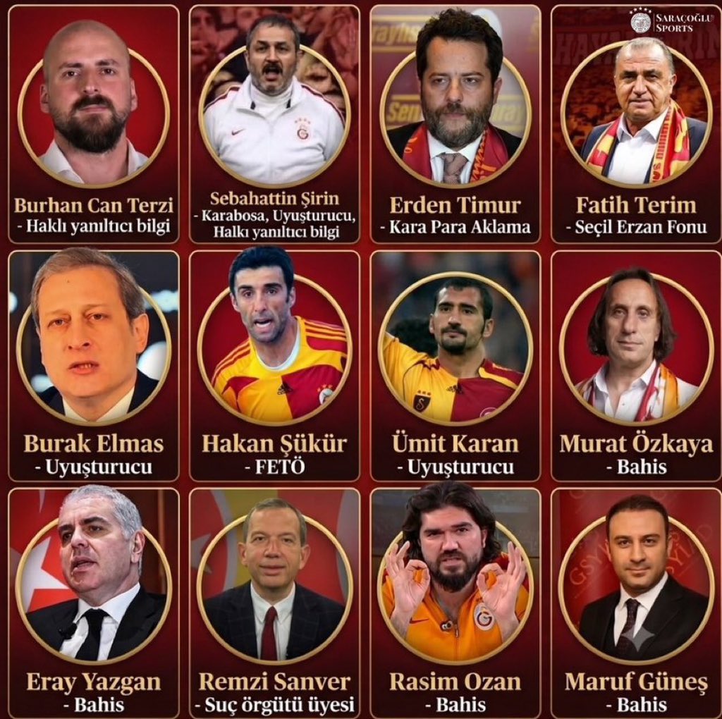 objektifgese's tweet photo. Oraya bir kriminal Galatasaraylı daha eklemenizi rica edeceğim https://t.co/P7hNWs5YGY