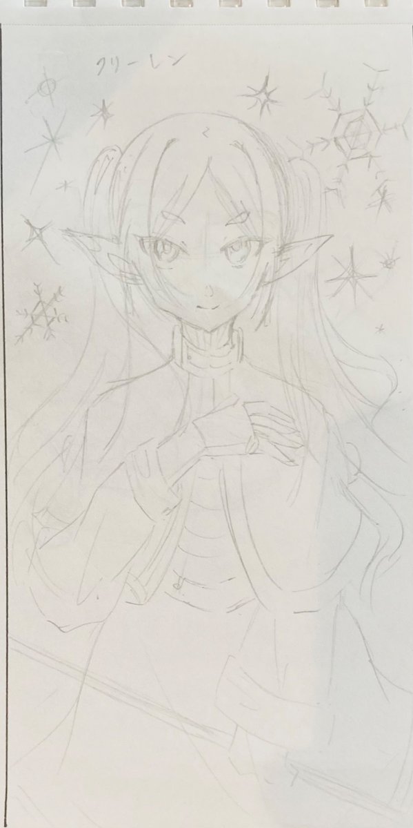 wikle_tn's tweet photo. ラフのフリーレン

#葬送のフリーレン
#フリーレン
#イラスト
#アナログイラスト https://t.co/IU5Rql6ln0
