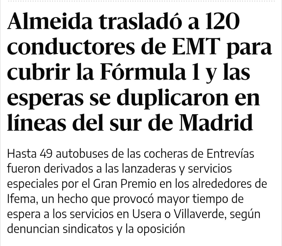 Dani_AyusoVk's tweet photo. Está decisión de Almeida resume perfectamente el modelo de ciudad que están construyendo. Un Madrid en el que empeoran nuestra vida para su ciudad escaparate para ricos.

https://t.co/76pNi9HW1z https://t.co/LSo7VqUpTf