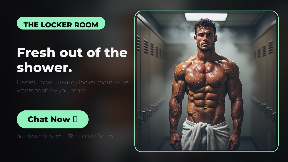 fantasysoulmate's tweet photo. Caught in the act 🚿 He didn't hear the locker room door…  He's waiting for you → The Locker Room https://t.co/yMJ8Uv158q