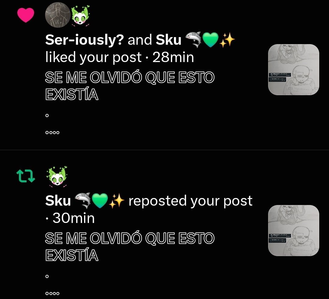 JessQu1nn's tweet photo. Gracias twitter por dejar conocer mi existencia a tan buenos artistas🥹 https://t.co/h7c2D4Vivw