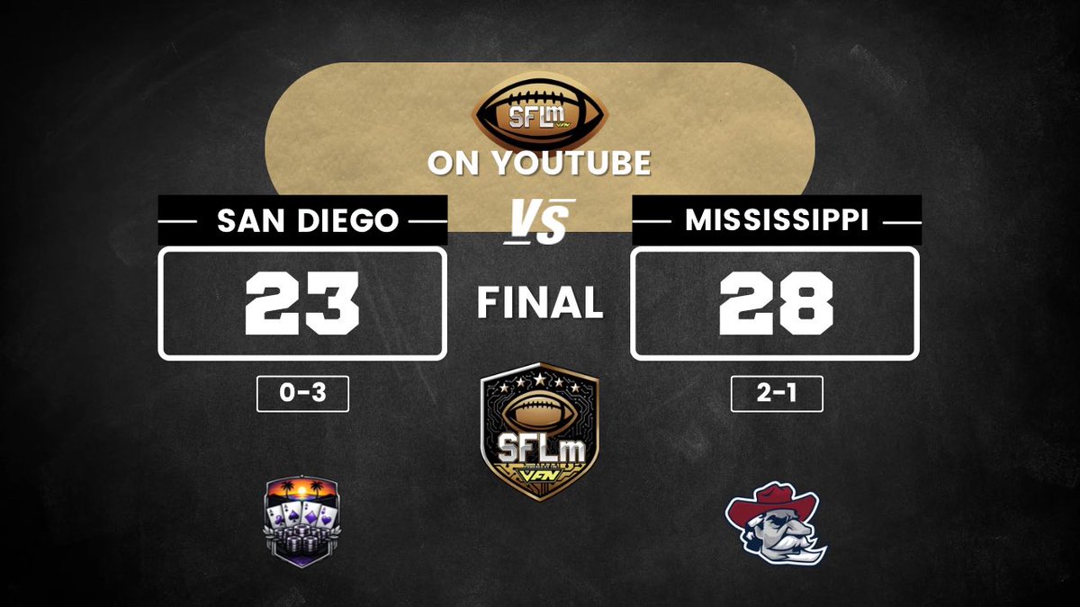SimulationFLm's tweet photo. Mississippi Generals hold on to get their first franchise win a Home 

#WEareSFLm https://t.co/DGdzVae2N1