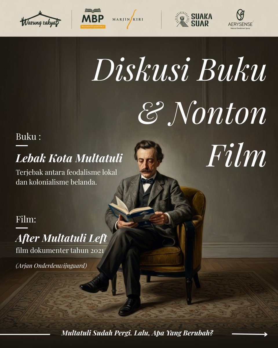 mjkbookparty's tweet photo. Buku Lebak Kota Multatuli dan film dokumenter After Multatuli Left merupakan proyek riset visual dan sejarah yang digagas oleh Arjan Onderdenwijngaard. https://t.co/8o9dHESLtv