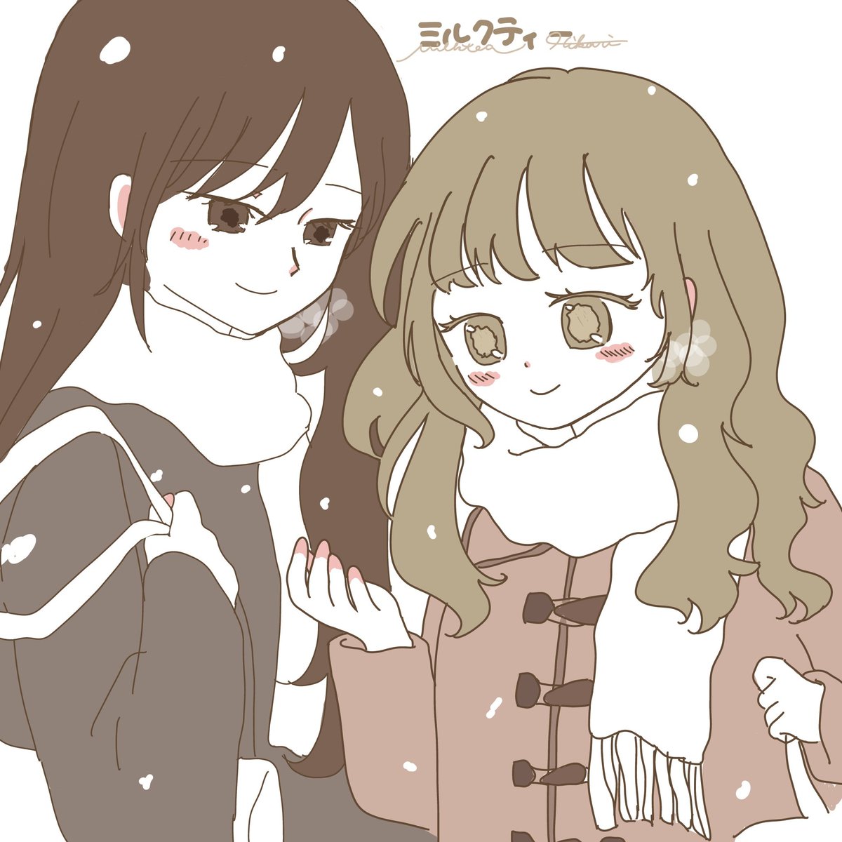 HiKaLichtx2's tweet photo. ミルクティーの曲も絵もMVも大好きなので描いてみた😌 https://t.co/E5YLBScPkm