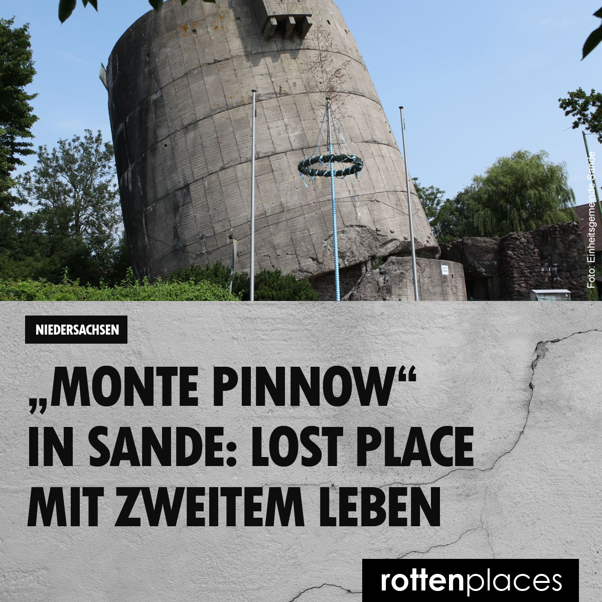 rottenplaces's tweet photo. https://t.co/xWcppA7j7i

#Bunkeranlage #Kletterbunker #LostPlace #Luftschutzbunker #MontePinnow #Sande #ZweiterWeltkrieg https://t.co/egljEODGyf