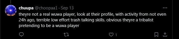 VaioletteWest's tweet photo. @choopaa1 @MurderofBirds_ Huh, I just glanced at your profile, and this is the kind of stuff you say huh? Maybe you take commercial products way too seriously. Perhaps it's time for you to take a break from videogames. https://t.co/TrH9QLDVmh