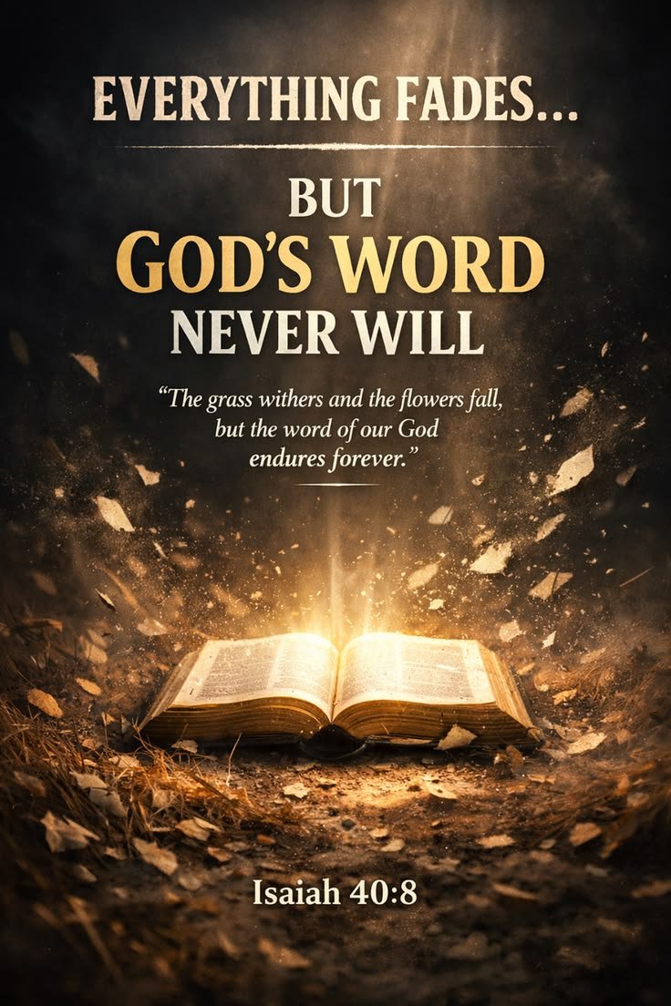 djrministries's tweet photo. #NoFading #GodRemains #Consistent #WordOfGod #Isaiah40v8 #Christianity #DJRMinistries https://t.co/ghR8SbZAaf