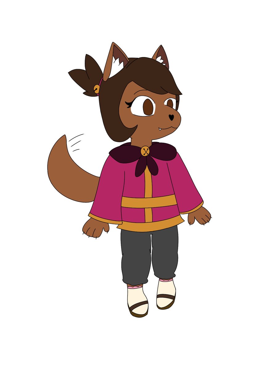 SavinxA's tweet photo. Happy international fox day!

I didn’t know it was international fox day until like 3 hours ago, but I had to draw something for it so please take this Kanako.

…Seriously please take her she won’t leave my house she’s been stealing my food for months.

#undertaleyellow #kanako https://t.co/bvhu3rWfLY