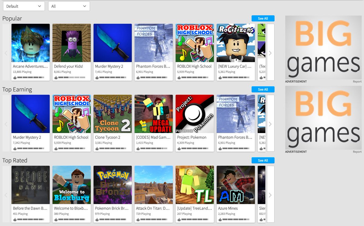 10YearsRBX's tweet photo. These are the top Roblox games today.

👇 If you had to choose one, which game are you playing? https://t.co/67pLoXqrYi