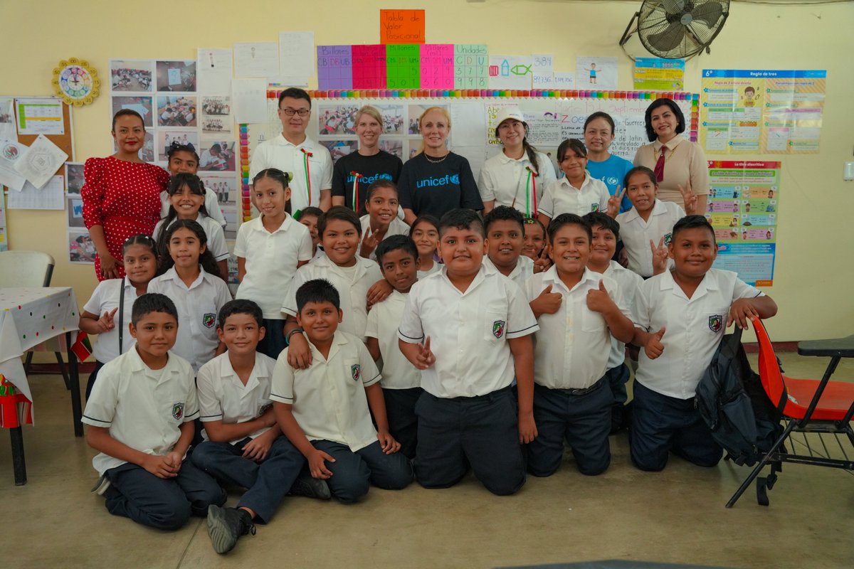 KittyvdHeijden's tweet photo. Strong partnerships drive change.

In Mexico @CheryAutoCo is supporting UNICEF keep children learning after emergencies, tackle learning loss, train 16,900+ teachers, &amp; boost socio-emotional learning for 330,000+ children &amp; adolescents.

 #CheryForUNICEF #ForEveryChild https://t.co/cy6FTU5r9o