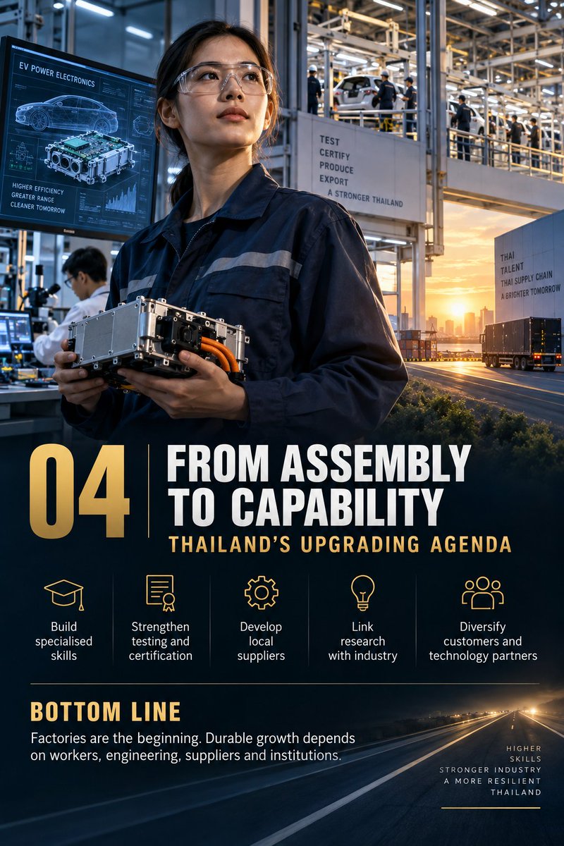Dev_Discourse's tweet photo. Can Thailand Turn Its Manufacturing Powerhouse Into a Global Technology and Innovation Leader? 
Read more: https://t.co/awY86CPTxd https://t.co/XjPsuisw1K