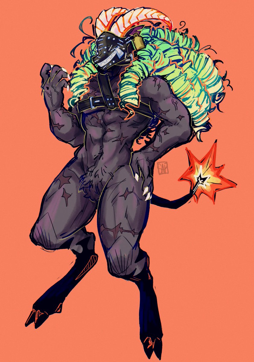 sapintales's tweet photo. new big buff bara furry oc DROOOL i am going to toxic yaoi him. just wait.

btw his name is Priscilla <3 (he/it) https://t.co/y7zjTNCgjv