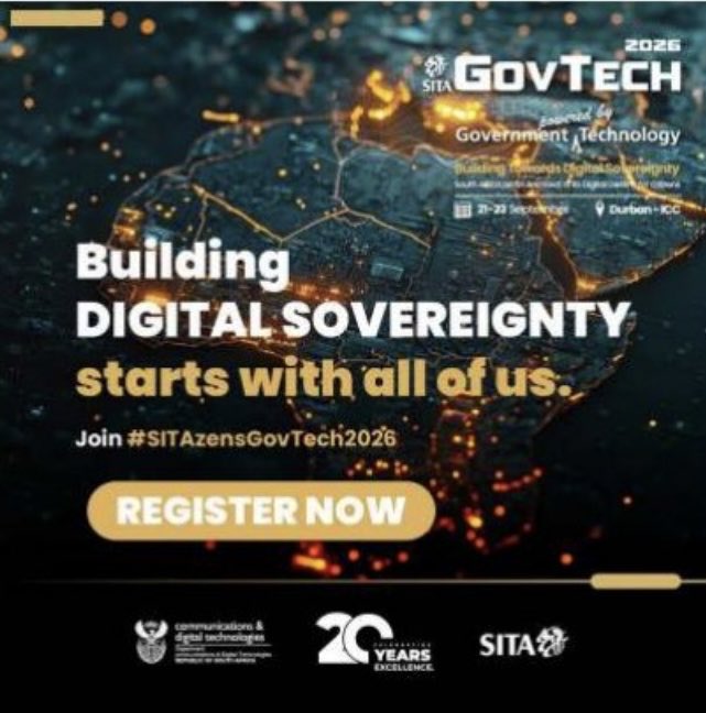 RhandzuOlly's tweet photo. 3 Days to GovTech 2026: The Digital Countdown

Building Digital Sovereignty starts with all of us. Proud SITAzen. Register for SITA #GovTech2026 today. Don't
miss out! https://t.co/51jquvnuPH
#SITAzensGovTech2026 #GovTech20Years #DigitalSovereignty https://t.co/Lv9b28GAKH
